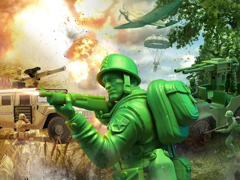 Скачать TOY WARS BETA на Android — Много денег и оружия — скриншот 1