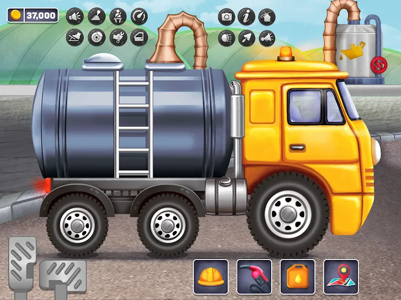 Oil Tanker Truck Games на Андроид — Мод Безлимитные деньги и топливо — скриншот 5 Oil Tanker Truck Games на Андроид — Мод Безлимитные деньги и топливо — скриншот 5