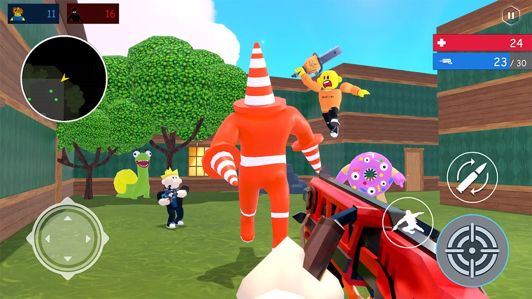 Скачать Alphabet Shooter: Survival FPS (Мод: Безлимитные патроны и усиленный урон) на Андроид — скриншот 4