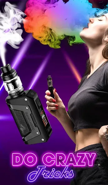 Vape 'N Pod Trick Simulator — Мод: Безлимитные деньги и все устройства открыты — скриншот 3