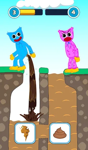 Скачать взлом Hugy's Funny Animated Story на Андроид — Все истории открыты и без рекламы — скриншот 2