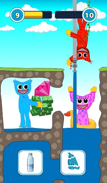 Скачать взлом Hugy's Funny Animated Story на Андроид — Все истории открыты и без рекламы — скриншот 5