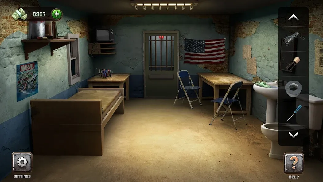 100 Doors - Escape from Prison — Мод: Открыты все двери и уровни — скриншот 2