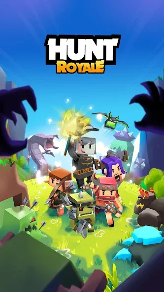 Взломанная Hunt Royale: Action RPG Battle на Андроид — Безлимитные деньги и все герои — скриншот 1