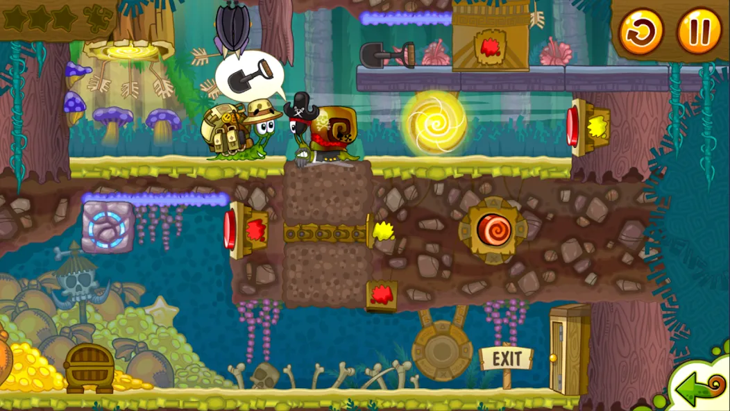Snail Bob 2 MOD — Безлимитные жизни и все уровни открыты на Андроид — скриншот 3