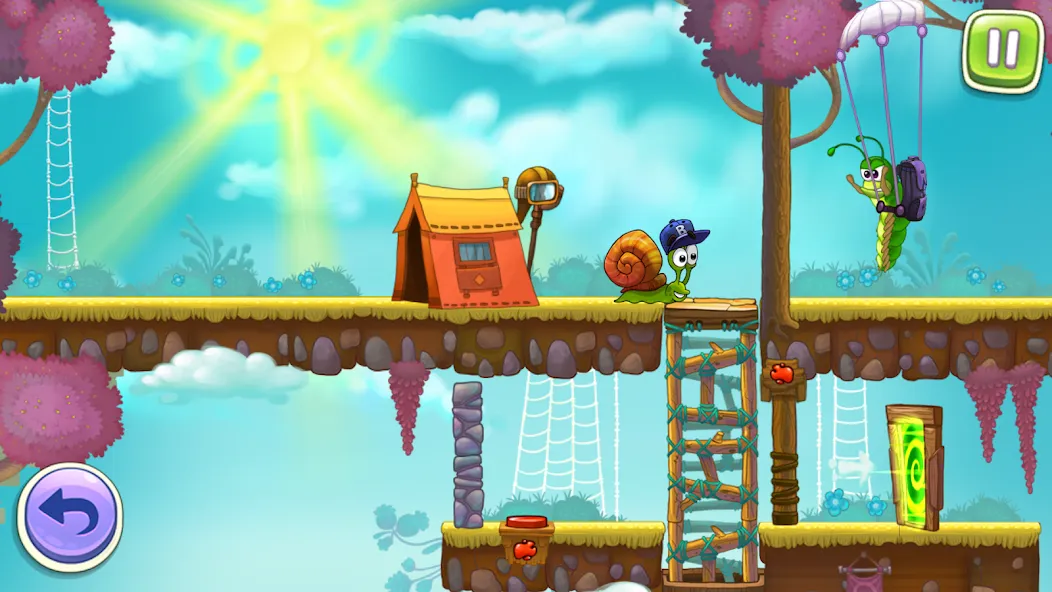 Snail Bob 3 MOD APK — Безлимитные деньги и все уровни — скриншот 1
