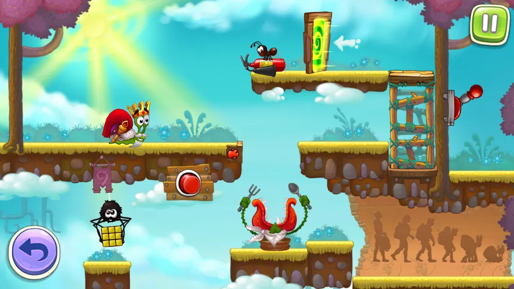 Snail Bob 3 MOD APK — Безлимитные деньги и все уровни — скриншот 2