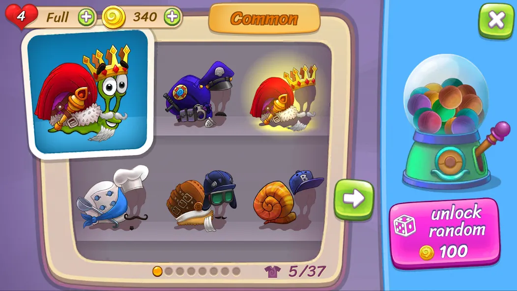 Snail Bob 3 MOD APK — Безлимитные деньги и все уровни — скриншот 3