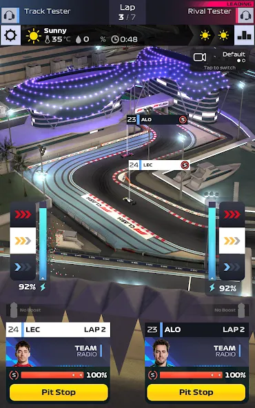 F1 Clash - Car Racing Manager на Андроид — Мод Безлимитные деньги и улучшения — скриншот 2
