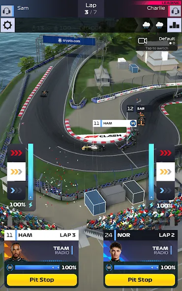 F1 Clash - Car Racing Manager на Андроид — Мод Безлимитные деньги и улучшения — скриншот 3