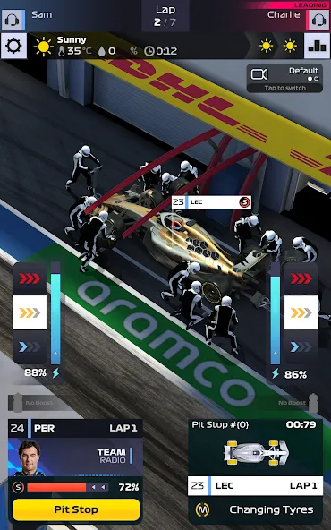 F1 Clash - Car Racing Manager на Андроид — Мод Безлимитные деньги и улучшения — скриншот 5
