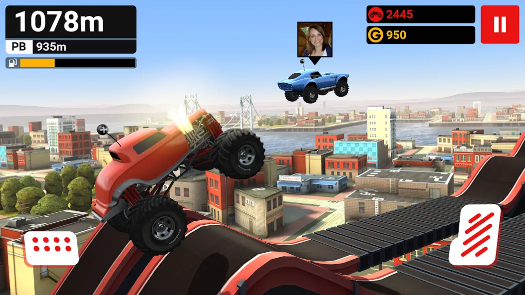 Скачать MMX Hill Dash — Последняя версия (Безлимитные деньги и топливо) — скриншот 1