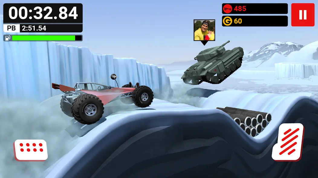 Скачать MMX Hill Dash — Последняя версия (Безлимитные деньги и топливо) — скриншот 2