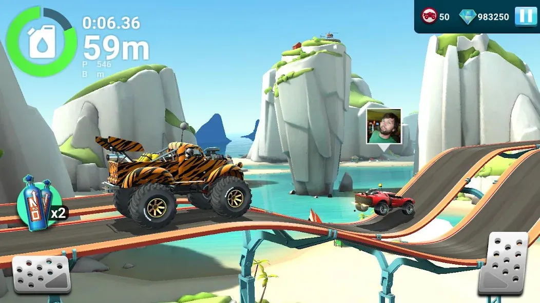 Скачать MMX Hill Dash 2 – Offroad Truc с модом — Безлимитные деньги и топливо — скриншот 2