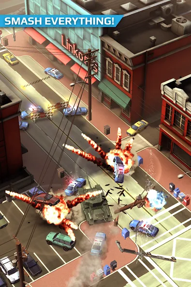Smash Bandits Racing MOD APK — Безлимитные деньги и все машины открыты — скриншот 2