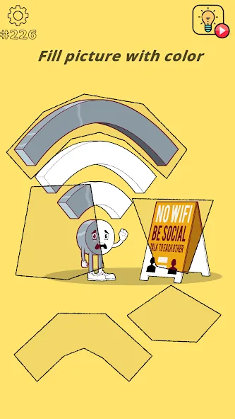 Скачать Brain Wash - Thinking Game — Модификация Открыты все уровни и подсказки — скриншот 1