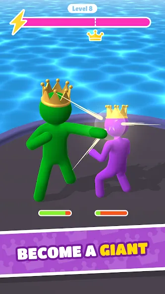 Скачать Giant Rush! - Fighting Games на Android — Гигантская сила и быстрые победы — скриншот 3