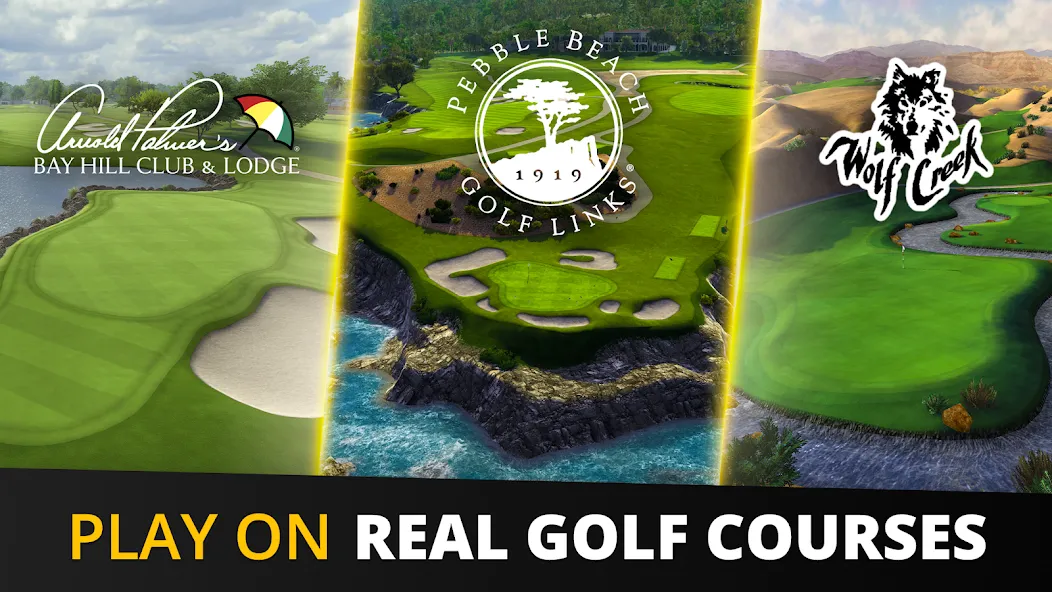 Ultimate Golf! MOD — Безлимитные деньги и точные удары на Андроид — скриншот 1