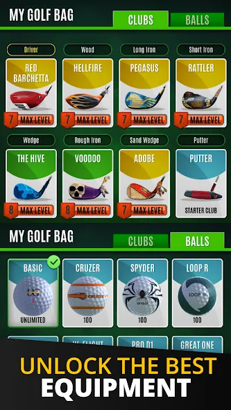 Ultimate Golf! MOD — Безлимитные деньги и точные удары на Андроид — скриншот 4