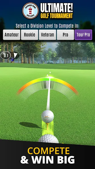Ultimate Golf! MOD — Безлимитные деньги и точные удары на Андроид — скриншот 5