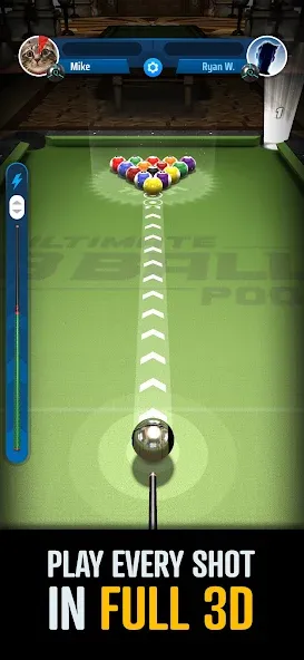 Ultimate 8 Ball Pool — Мод: Безлимитные монеты и все кии — скриншот 2 Ultimate 8 Ball Pool — Мод: Безлимитные монеты и все кии — скриншот 2