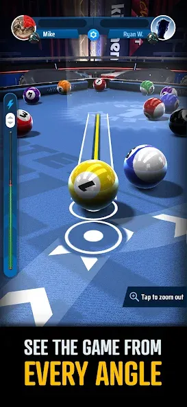 Ultimate 8 Ball Pool — Мод: Безлимитные монеты и все кии — скриншот 3 Ultimate 8 Ball Pool — Мод: Безлимитные монеты и все кии — скриншот 3