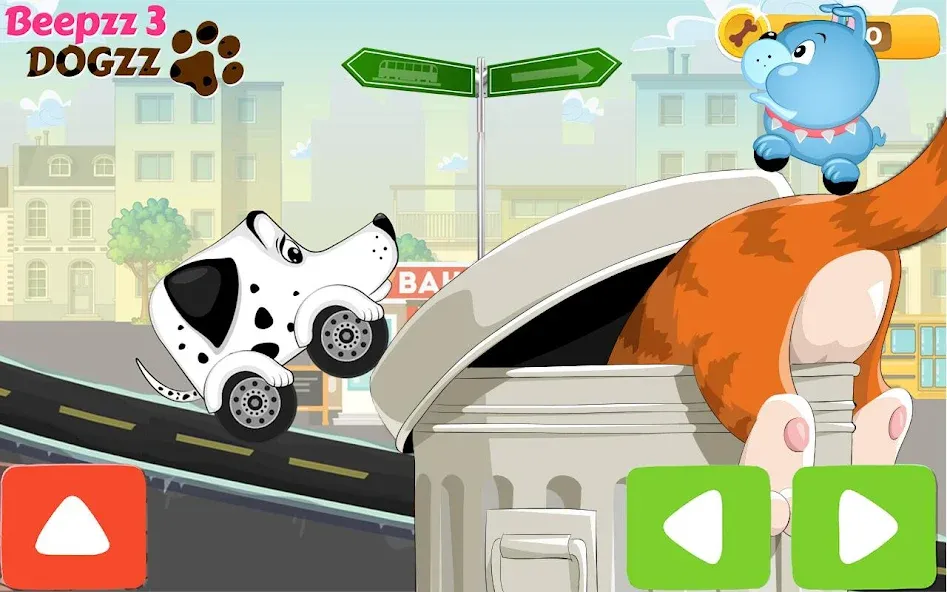 Racing games for kids - Dogs на Андроид — Открыты все машинки и трассы — скриншот 3