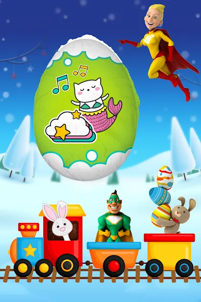 Surprise Eggs - Toddler games — Все яйца открыты и без рекламы — скриншот 4