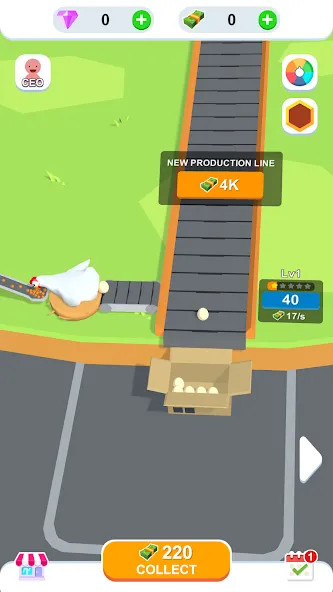 Скачать Idle Egg Factory на Андроид — Безлимитные деньги и ресурсы — скриншот 4 Скачать Idle Egg Factory на Андроид — Безлимитные деньги и ресурсы — скриншот 4
