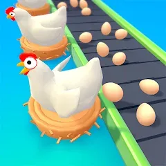Скачать Idle Egg Factory на Андроид — Безлимитные деньги и ресурсы
