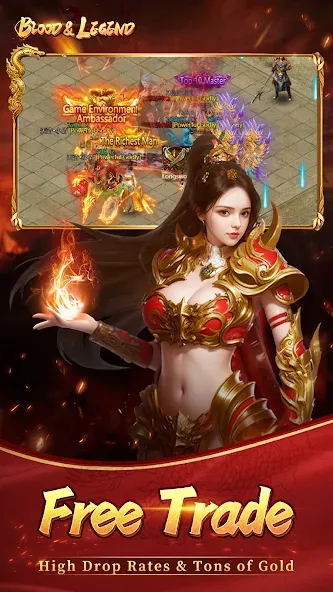 Скачать Blood&Legend:Dragon King idle на Android — Много денег и усиленные герои — скриншот 2