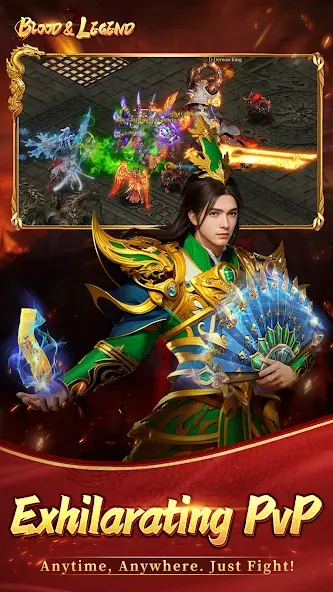 Скачать Blood&Legend:Dragon King idle на Android — Много денег и усиленные герои — скриншот 3