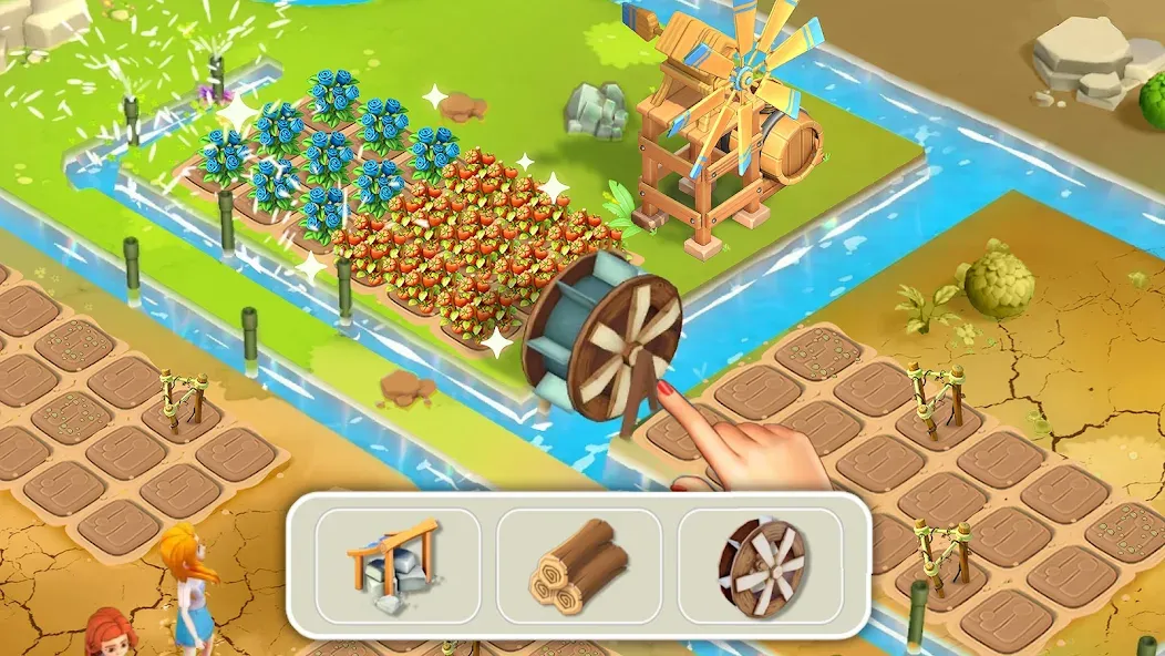 Скачать взломанную Island Farm Adventure — Много денег и ресурсов — скриншот 3
