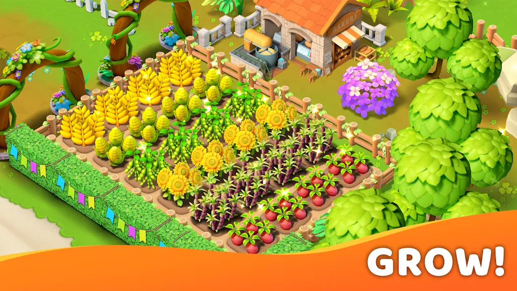 Скачать взломанную Island Farm Adventure — Много денег и ресурсов — скриншот 4