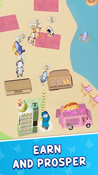 Скачать Animal Mart: Tycoon Games MOD APK — Безлимитные деньги и товары — скриншот 4