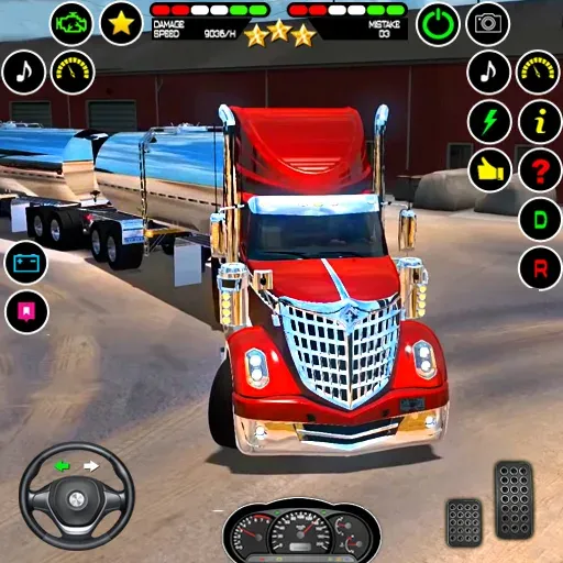 Скачать US Truck Driving Cargo Game 3D на телефон — Безлимитные деньги и топливо — скриншот 1