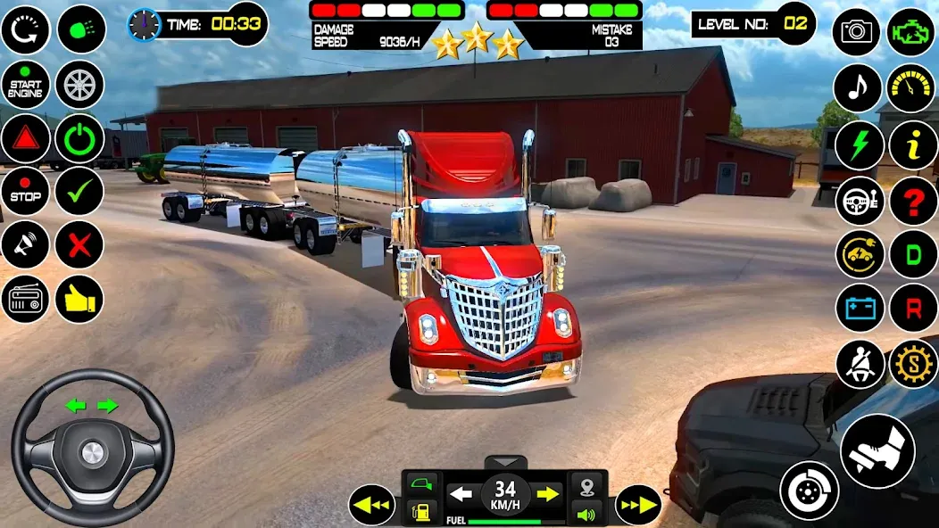 Скачать US Truck Driving Cargo Game 3D на телефон — Безлимитные деньги и топливо — скриншот 2