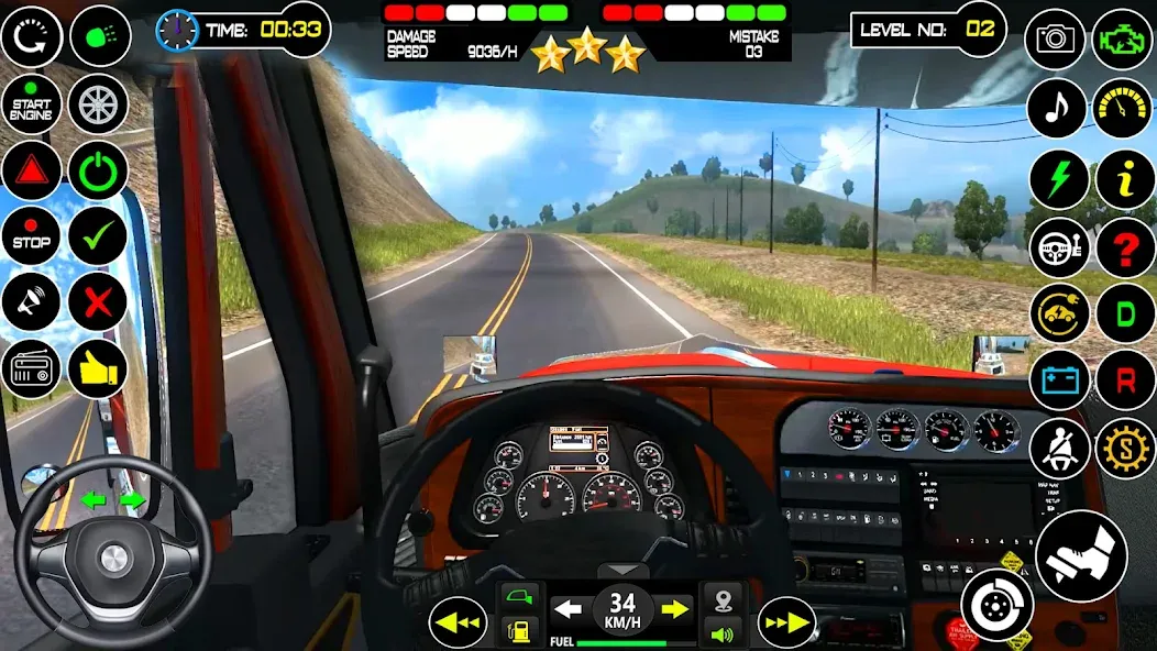 Скачать US Truck Driving Cargo Game 3D на телефон — Безлимитные деньги и топливо — скриншот 4