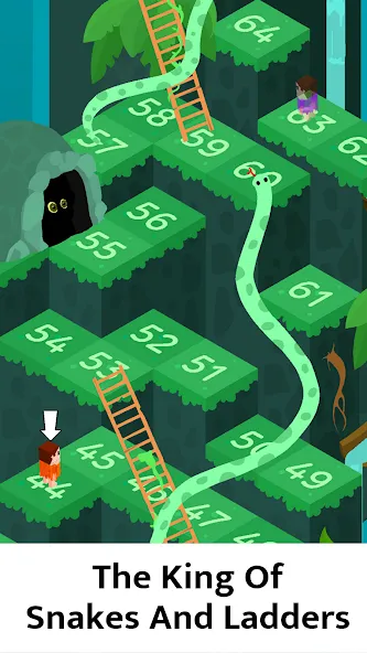 Скачать Snakes and Ladders Board Games на телефон — Безлимитные ходы и все уровни — скриншот 1
