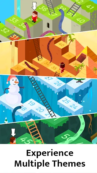 Скачать Snakes and Ladders Board Games на телефон — Безлимитные ходы и все уровни — скриншот 2