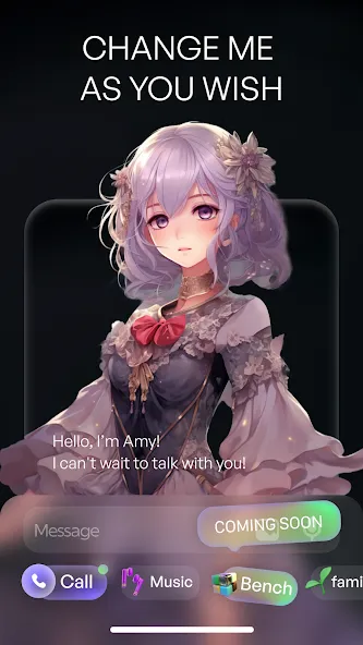 Взломанная EVA Character AI & AI Friend на Андроид — Премиум-функции и безлимитные сообщения — скриншот 3