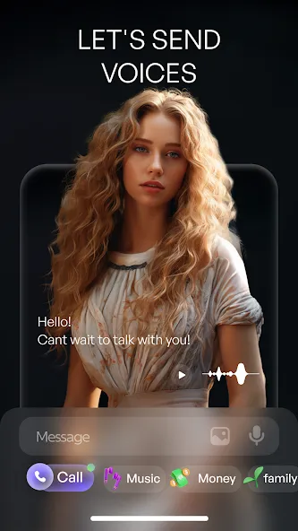 Взломанная EVA Character AI & AI Friend на Андроид — Премиум-функции и безлимитные сообщения — скриншот 5