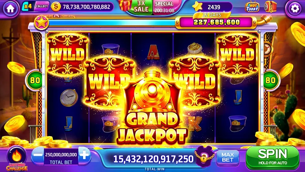 Скачать Lava Slots - Casino Games с модом — Безлимитные монеты и все бонусы — скриншот 5