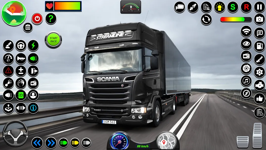 Indian Truck Heavy Cargo Duty — Взломанная версия (Безлимитные деньги и топливо) — скриншот 1