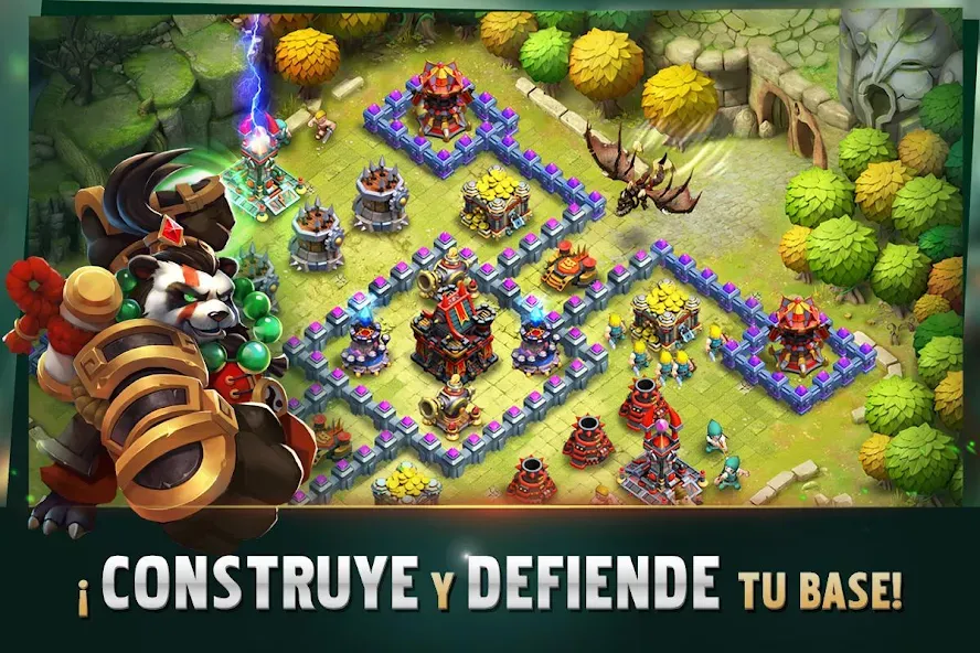 Clash of Lords 2: Español (Мод Безлимитные ресурсы и усиленные герои) — скриншот 1