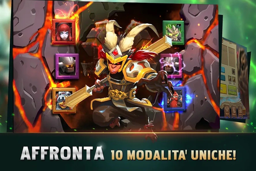 Clash of Lords 2: Italiano MOD APK — Безлимитные ресурсы и усиленные герои — скриншот 5