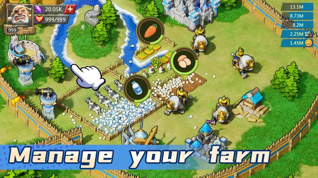 Lords Mobile: Kingdom Wars — Взломанная версия (Безлимитные ресурсы и мощная армия) — скриншот 1