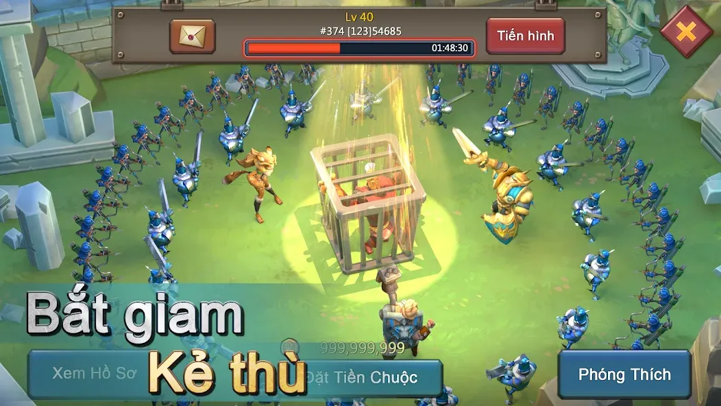 Скачать взломанную Lords Mobile - Gamota — Безлимитные ресурсы и ускоренное строительство — скриншот 3