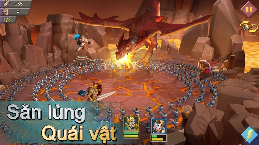 Скачать взломанную Lords Mobile - Gamota — Безлимитные ресурсы и ускоренное строительство — скриншот 5