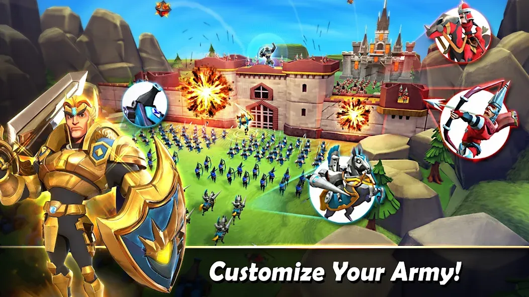 Скачать Lords Online (王國征戰] — Безлимитные ресурсы и ускорение — скриншот 2